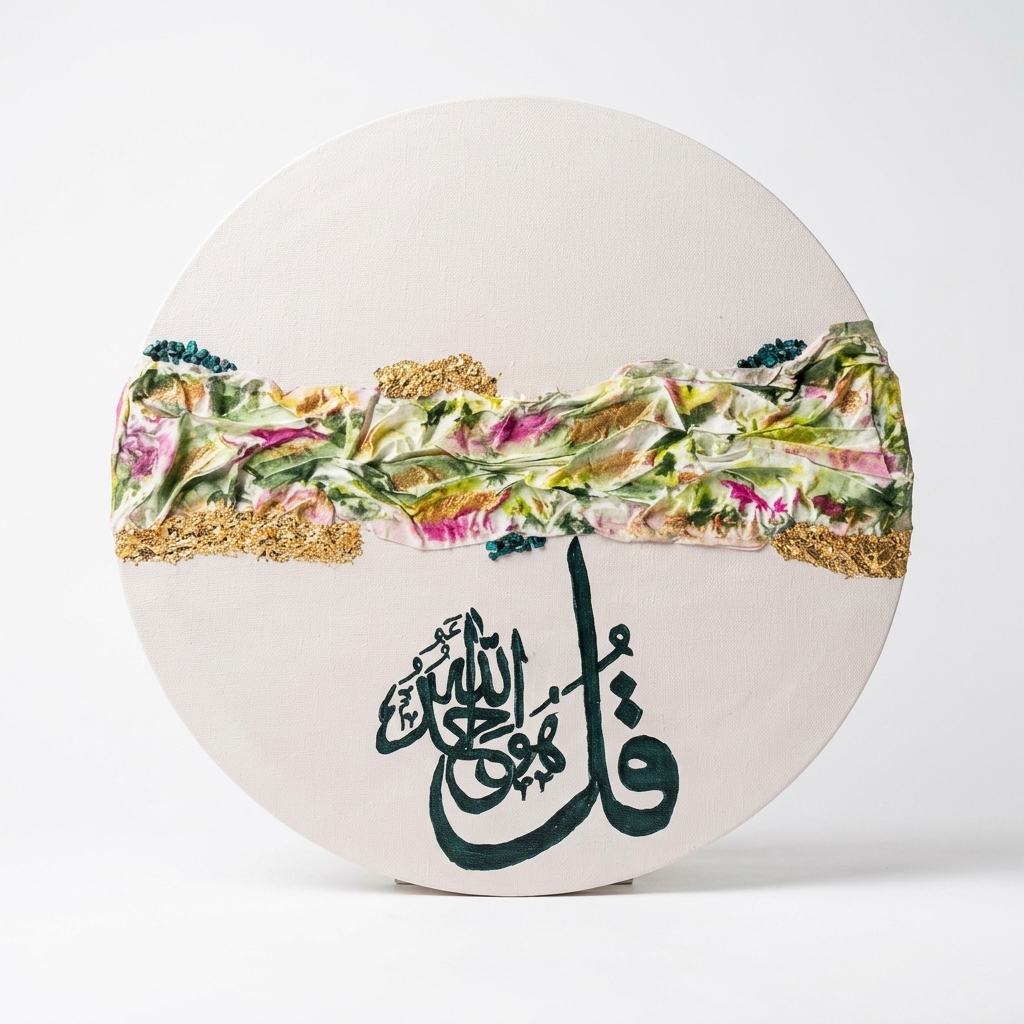 Triptyque Tableaux Islamiques – Calligraphie Arabe Moderne - Image 2 sur 4, Tableaux isslamiques