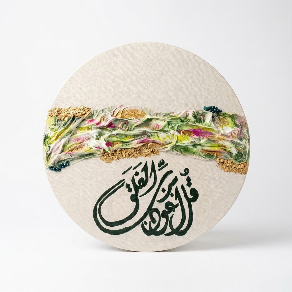 Triptyque Tableaux Islamiques – Calligraphie Arabe Moderne - Image 3 sur 4, Tableaux isslamiques