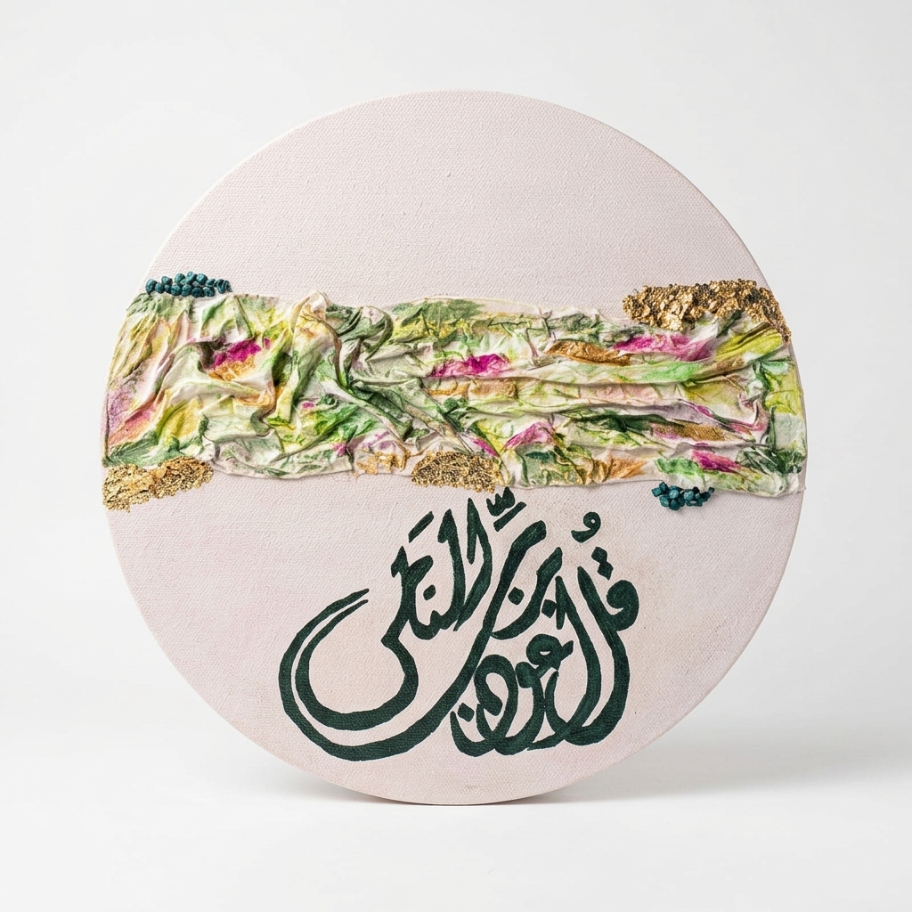 Triptyque Tableaux Islamiques – Calligraphie Arabe Moderne - Image 4 sur 4, Tableaux isslamiques