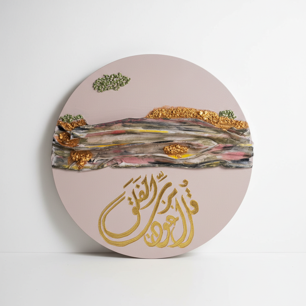Triptyque Tableaux Islamiques – Calligraphie Arabe Moderne - Image 3 sur 4, Tableaux isslamiques