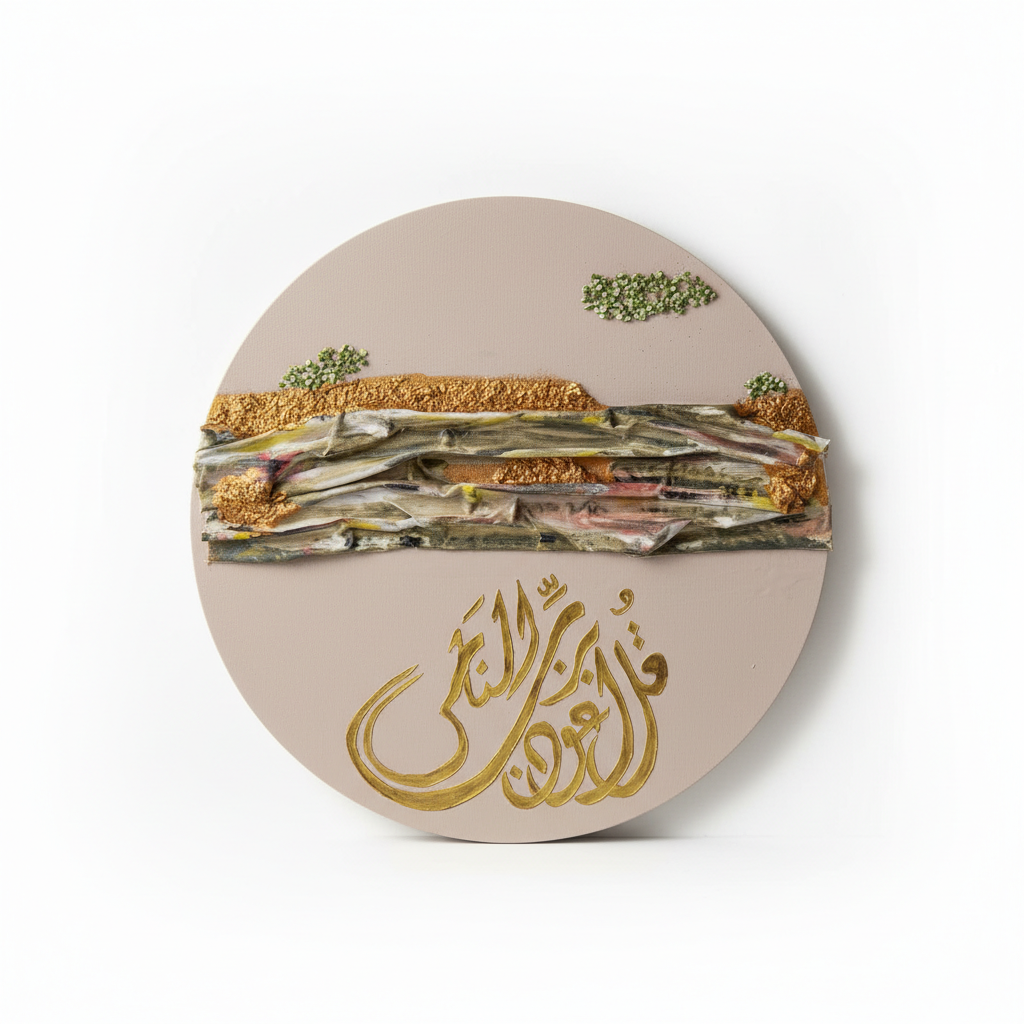 Triptyque Tableaux Islamiques – Calligraphie Arabe Moderne - Image 4 sur 4, Tableaux isslamiques